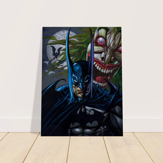 SIMON BISLEY BATMAN'S JOKER'S NIGHTMARE POSTER – DARK KNIGHT VS CLOWN 2
