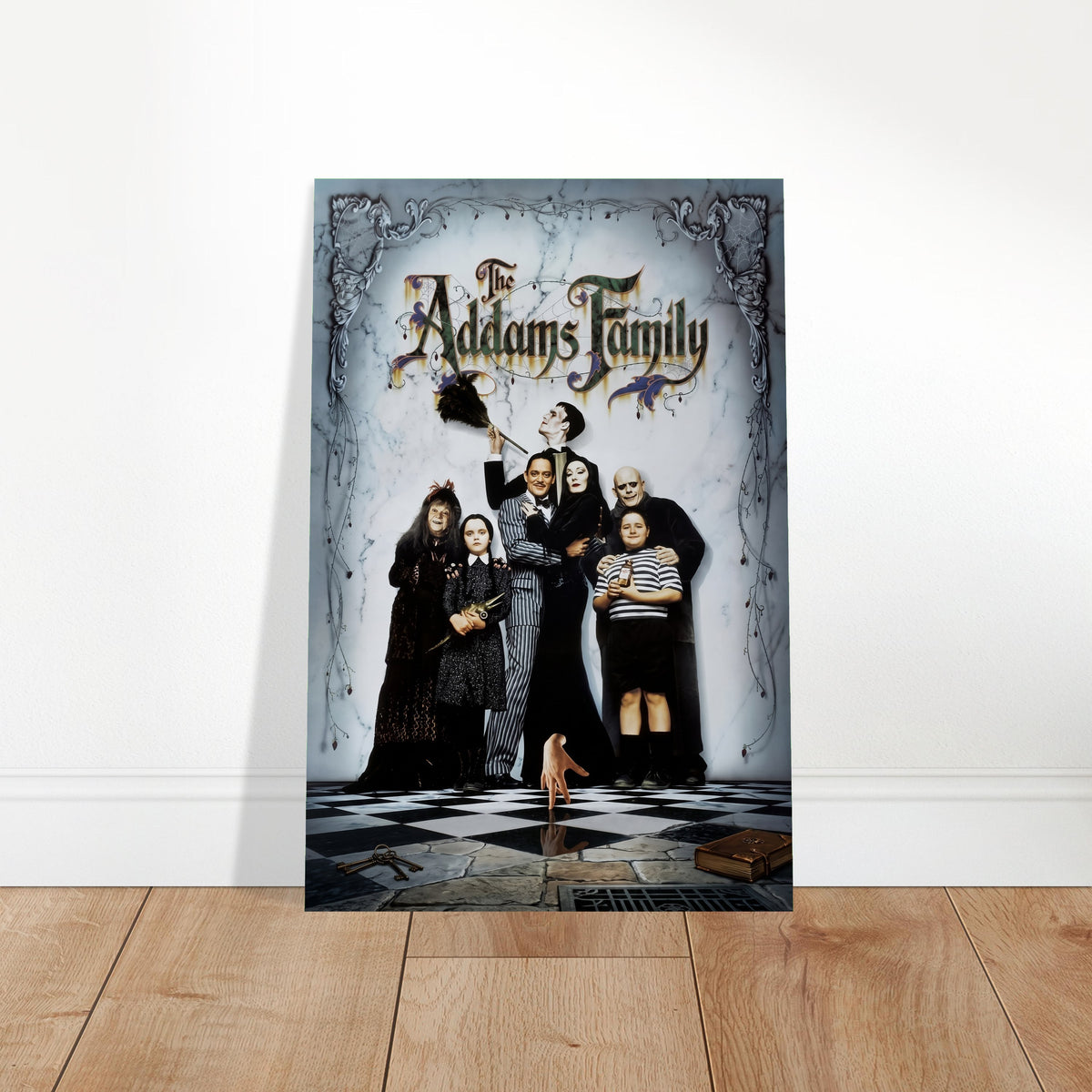 The Addams Family 1991 Movie Poster – Iconic Dark Comedy Family Wall Art Decor 2