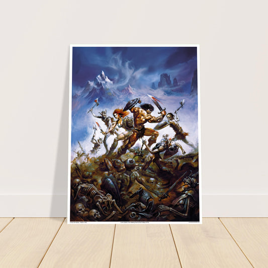 The Savage Sword of Conan #1 Cover Art Poster by Boris Vallejo - 1974 2
