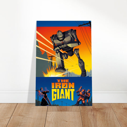 The Iron Giant Movie Poster 1999 – Giant Robot Sci-Fi Action Wall Art Decor 2
