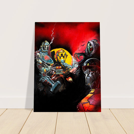 Simon Bisley 2000 AD ABC Warriors Poster – Epic Sci-Fi Robot Battle 2