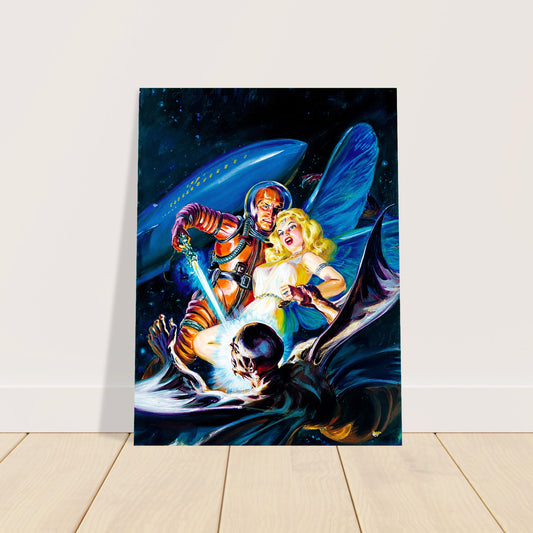 Norman Saunders Polaris & Goddess Glorian 1950 Poster – Sci-Fi Wall Art Decor 2