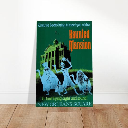 HAUNTED MANSION - CLASSIC ATTRACTION POSTER - NEW ORLEANS SQUARE 2