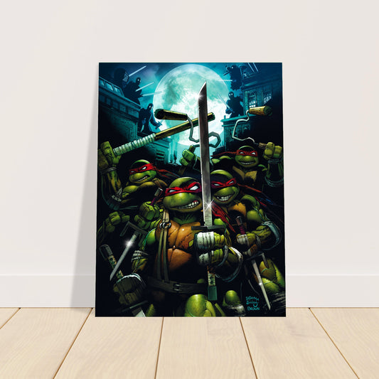 SIMON BISLEY MOONLIT ROOFTOP VIGIL 1997 POSTER – NINJA TURTLES Wall Art Decor 2