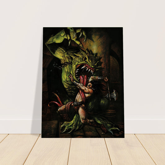 SIMON BISLEY CONAN THE AVENGER #25 POSTER – BARBARIAN WARRIOR Wall Art Decor 2