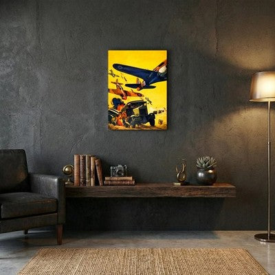 Rudolph Belarski WWII Military Planes Trucks 1942 Canvas Wall Art 24x32 4