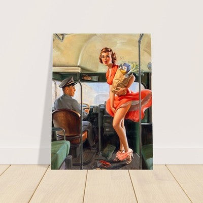 Art Frahm A Fare Loser (1953) Vintage Pin-Up Poster 2