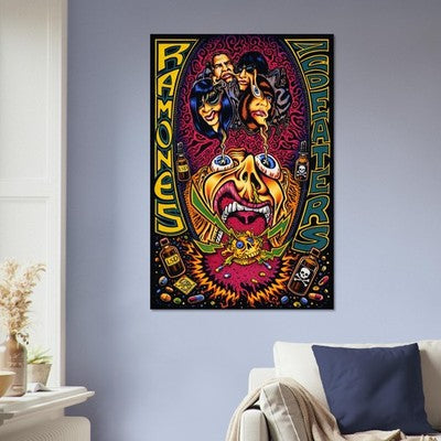 Ramones – Acid Eaters Album Art POSTER – Psychedelic Punk Rock Cover 5