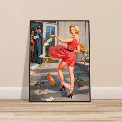 Mail Call by Art Frahm (1958) - Framed Poster 2