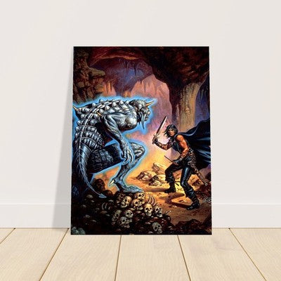 SAGA OF OLD CITY BY CLYDE CALDWELL POSTER D&D FANTASY WALLART DECORATION 2