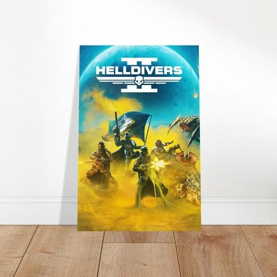 HELLDIVERS 2 GAMING POSTER – ELITE SOLDIERS ALIEN WARFARE ACTION Wall Art Decor 2