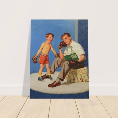 Boxing Made Easy by Art Frahm (1955) Vintage Poster 2