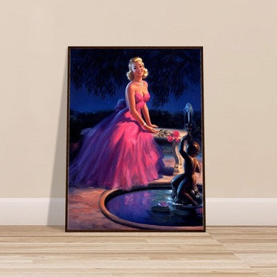 Art Frahm The Pink Dress (1950) - Framed Poster 2