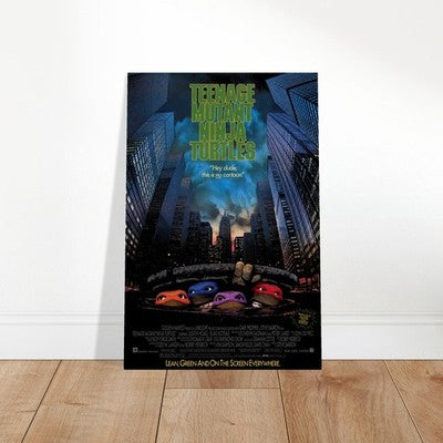 Teenage Mutant Ninja Turtles 1990 Movie Poster - Classic Action 2