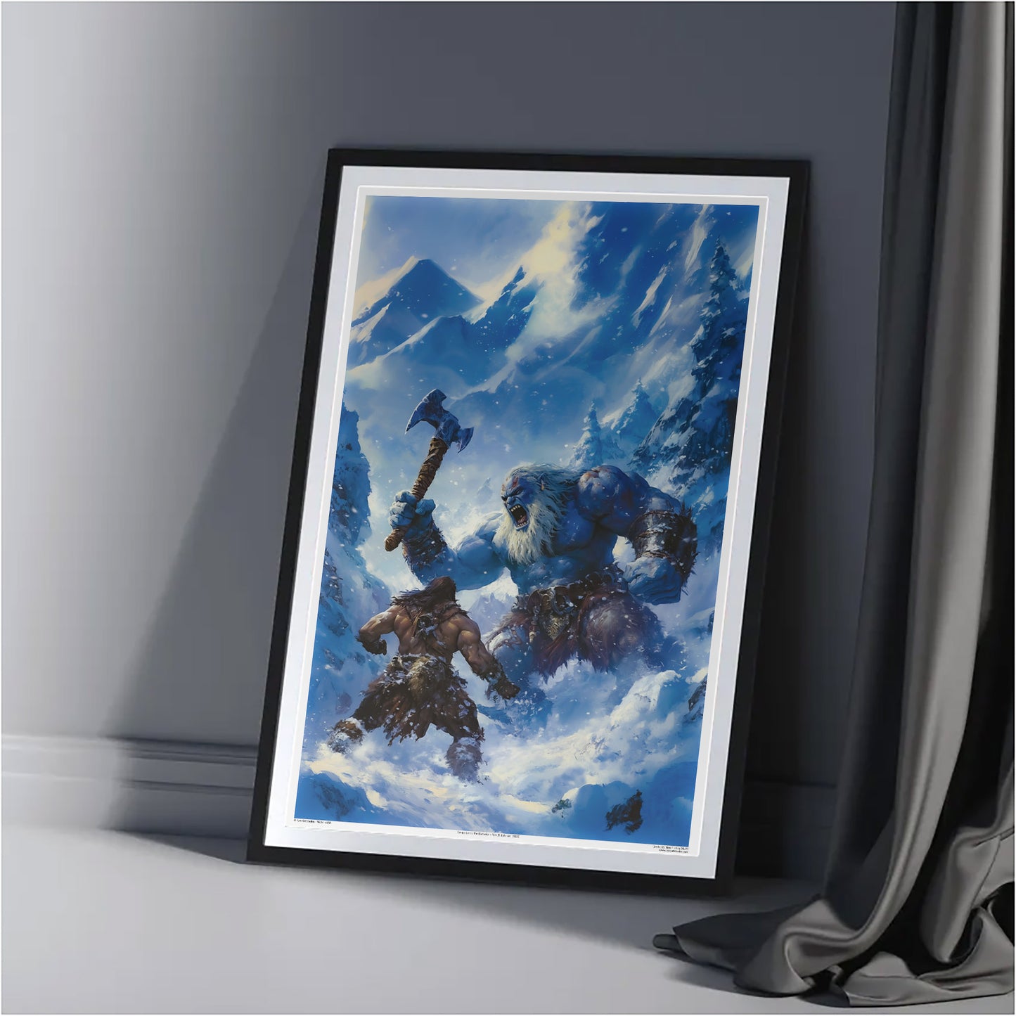 Savage Lands: The Barbarian's Path by Kore Art Studios (2023) 24x36 Print - Limited Edition Poster xx/25