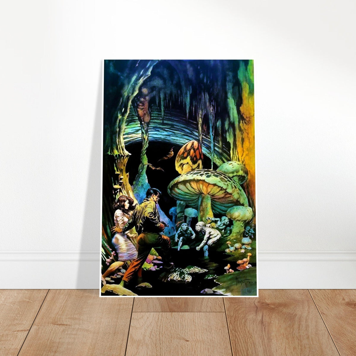 Frank Frazetta Poster The Secret People Underground Creatures Fantasy Horror Art 2