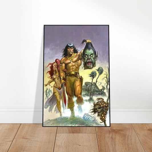 EARL NOREM THE SAVAGE SWORD OF CONAN #164 POSTER – CLASSIC DECAPITATION SCENE 2