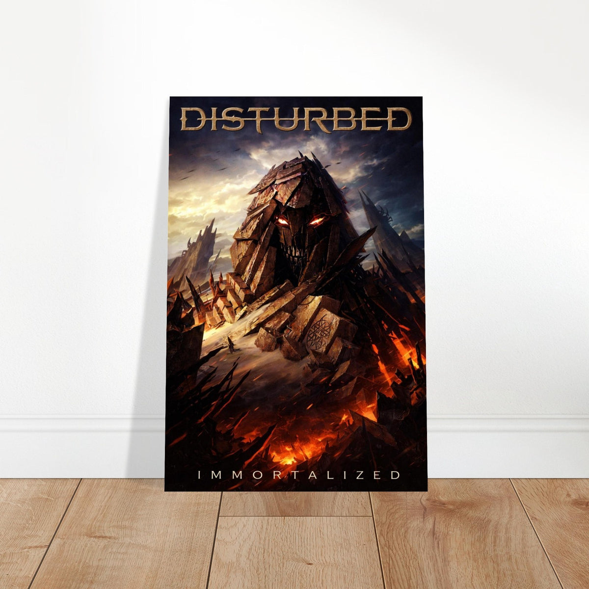 Disturbed Poster – Immortalized – Modern Heavy Metal – Reprise Records 2
