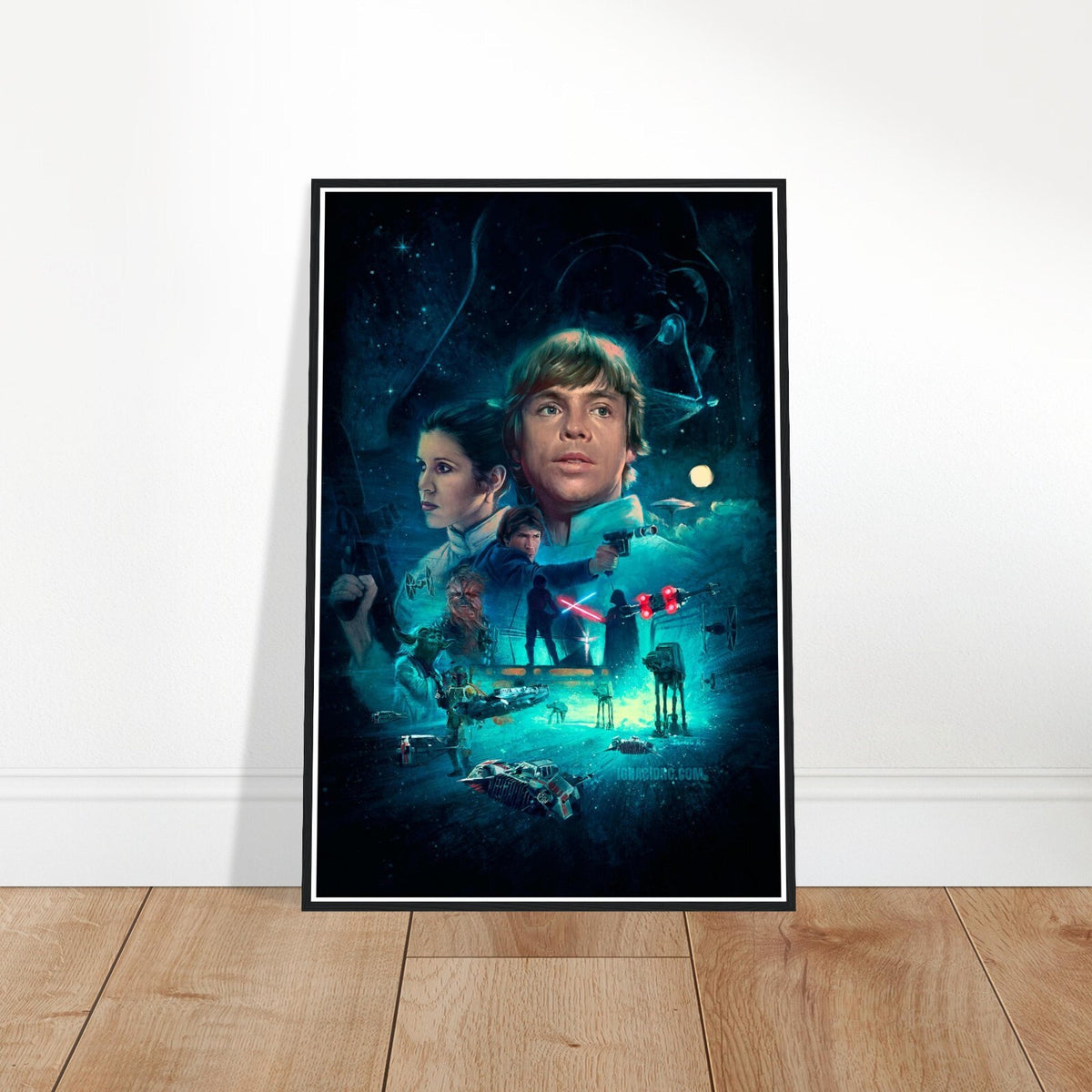 Star Wars Framed Poster, The Empire Strikes Back by Ignacio RC 2020, Sci-Fi 2