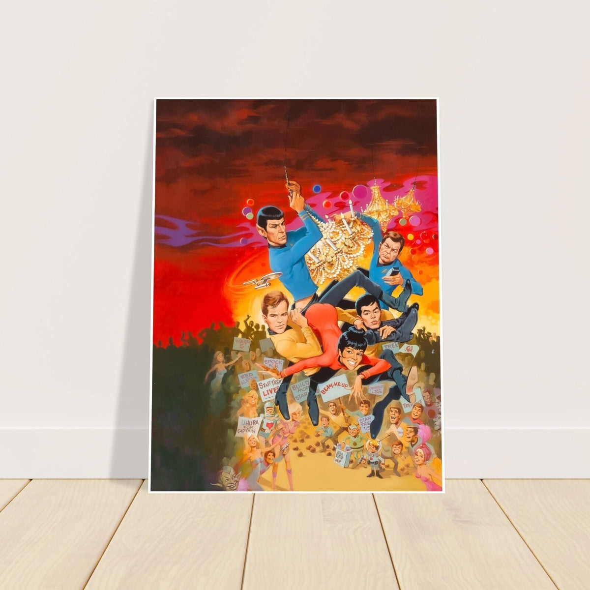 Star Trek Poster – Jack Rickard 1977 Starlog Cover – Retro Sci-Fi Art Print 2