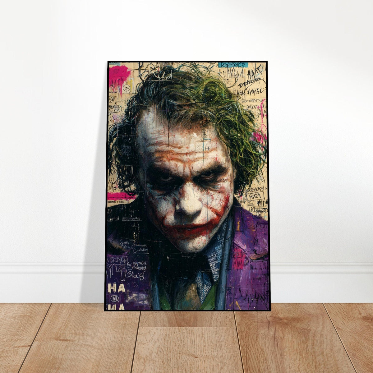 JOKER CHAOS MEMORIES GRAFFITI STREET ART BATMAN VILLAIN POSTER - MOVIES DECO 2