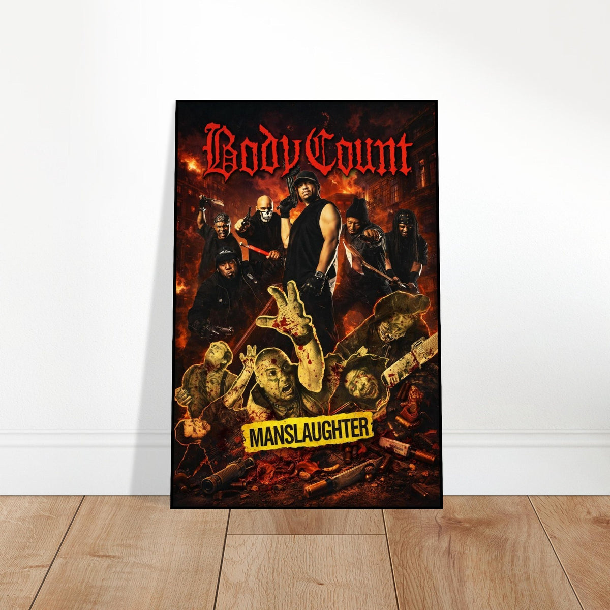 Body Count Poster - Manslaughter Album Art - Heavy Metal Wall Art Fan Decoration 2