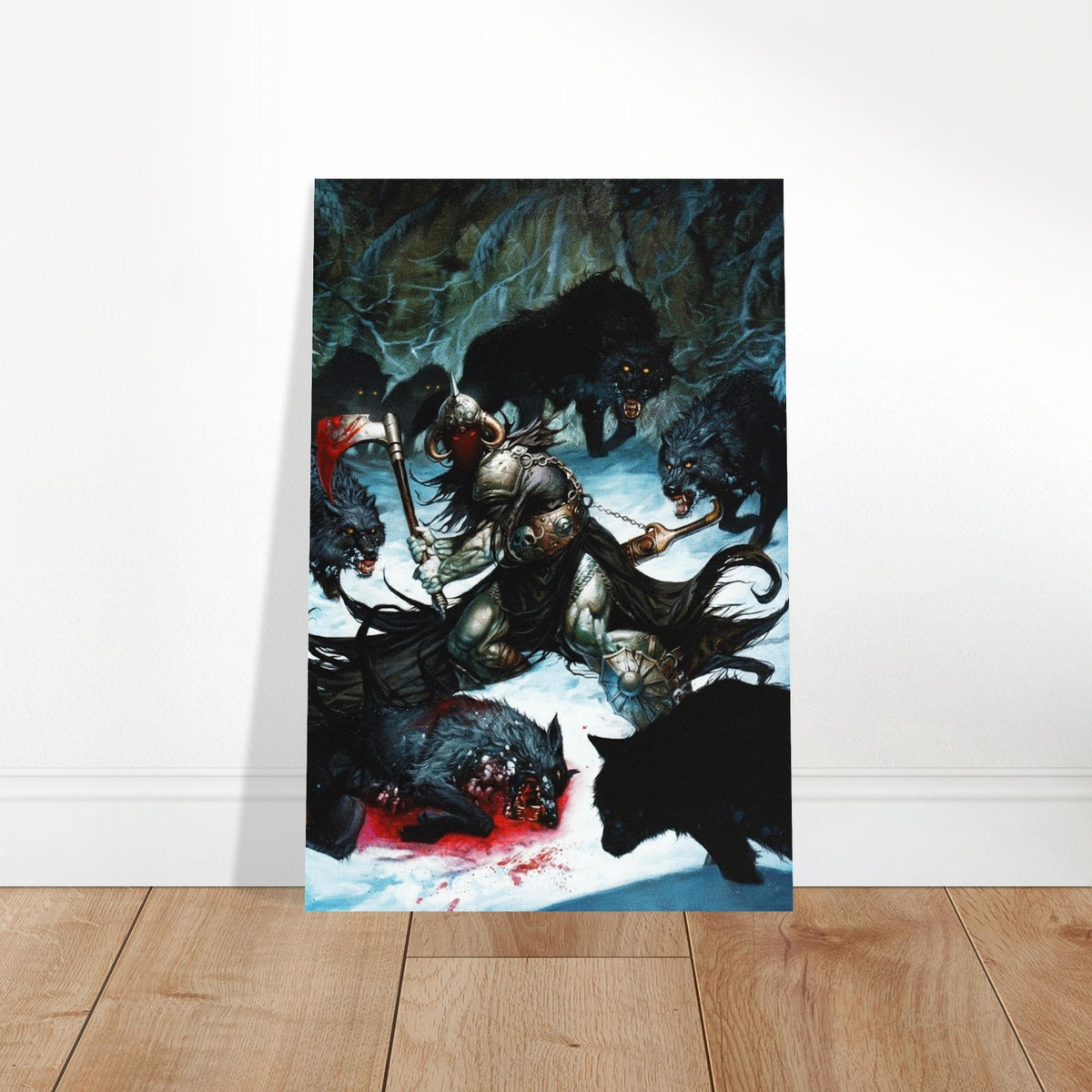 Death Dealer by Frank Frazetta - Poster of Magazine Cover Artwork - Comics Art 2
