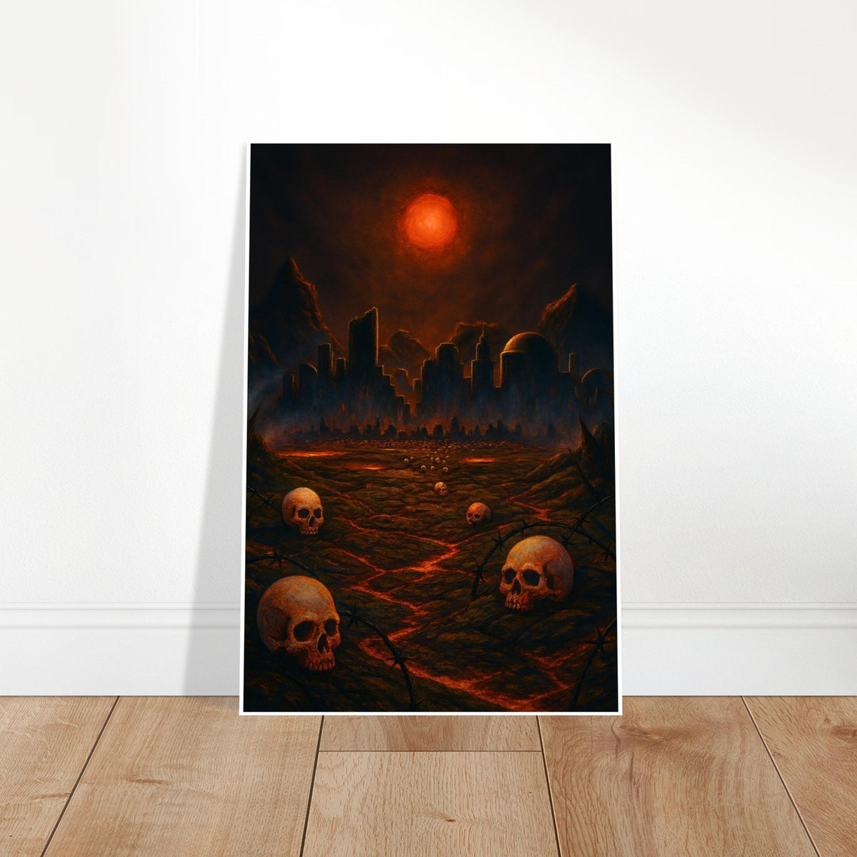 ARMAGEDDON MAGIC THE GATHERING INSPIRED APOCALYPSE WASTELAND FANTASY POSTER 2
