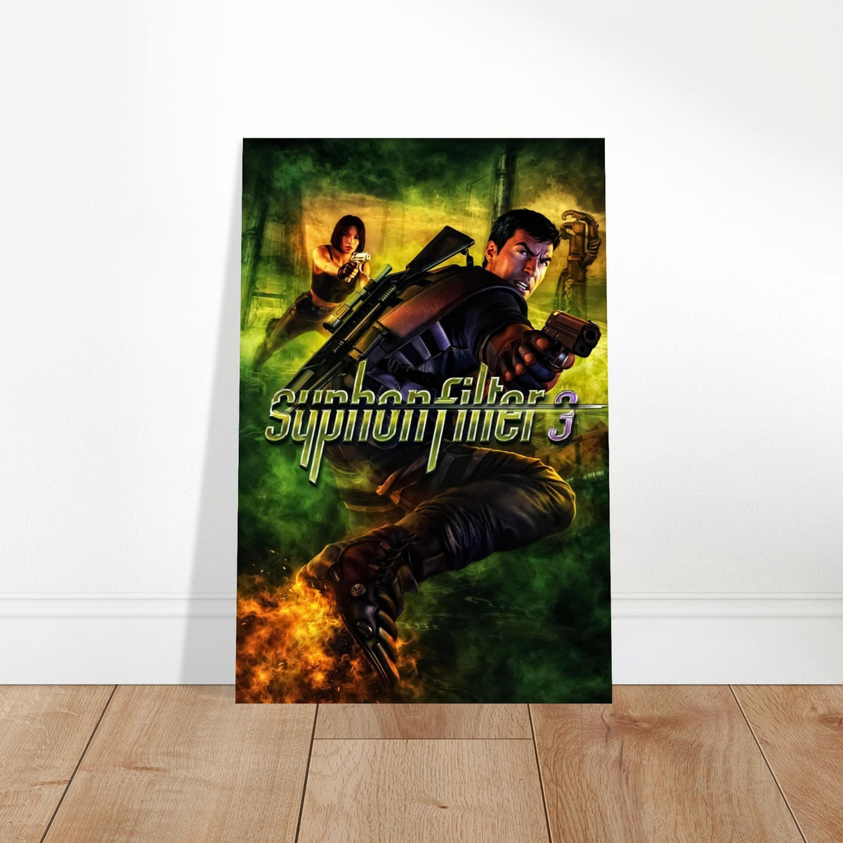 SYPHON FILTER 3 POSTER – PLAYSTATION 911 EDITION COVER ART PRINT 2