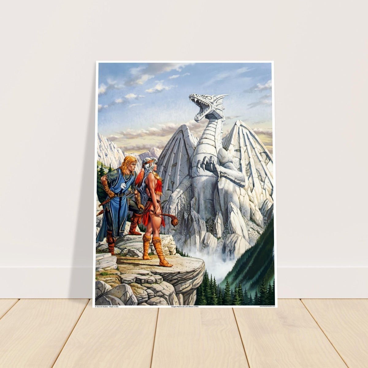 Dragon Mystery - Dragons of Mystery Dragonlance Cover Art by Larry Elmore (1985) 2