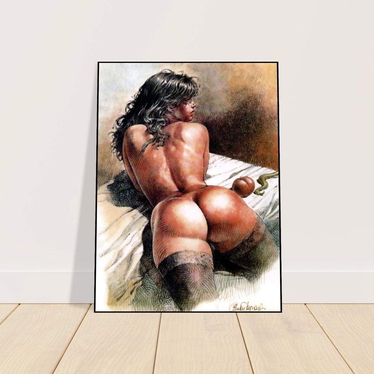 DRUUNA - SENSUAL SCI-FI PIN-UP POSTER - CLASSIC EROTIC BY SERPIERI 2