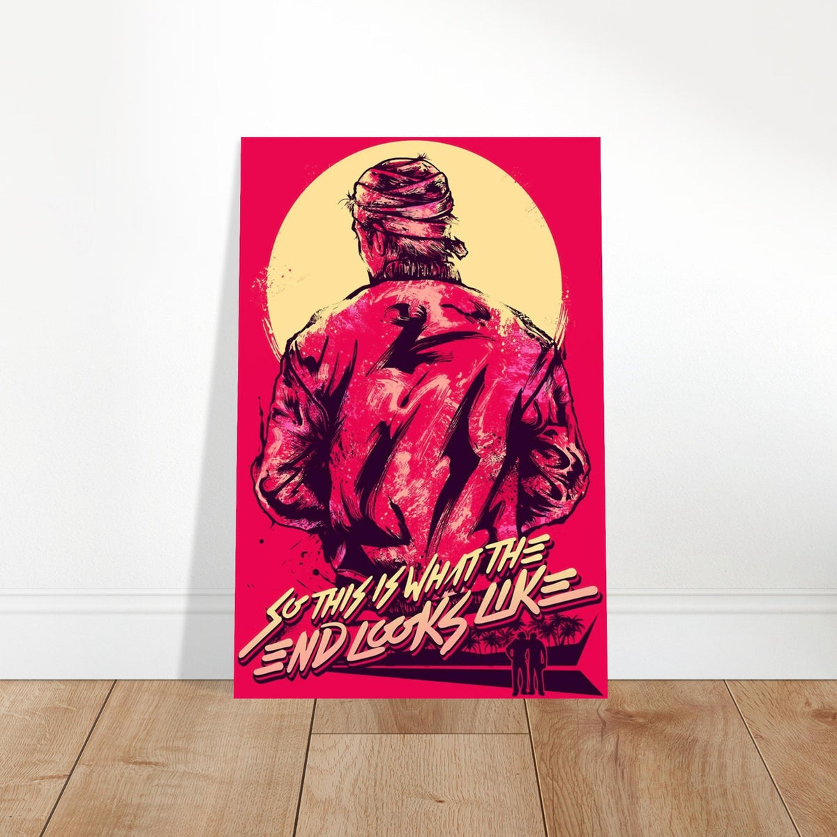 Hotline Miami Single Player Video Game Painting - Mans Cave Deco - Wall Art 2