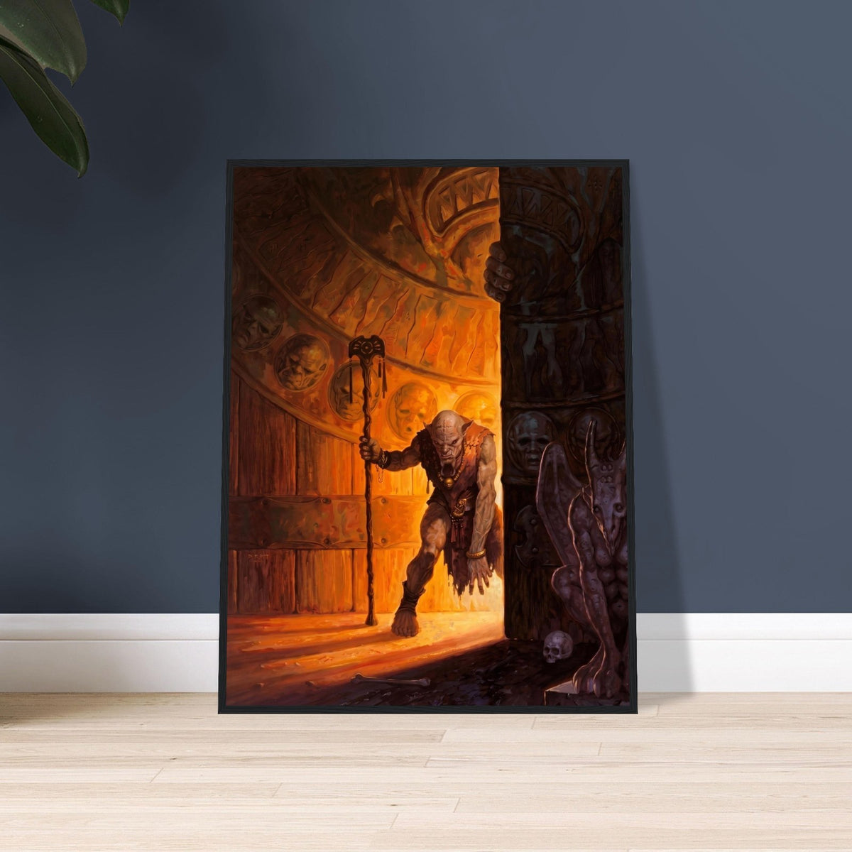 The Gatekeeper by Gerald Brom (1994) - Framed Poster 24in x 32in 2