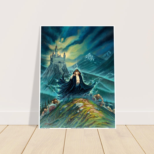 Larry Elmore Warriors of the Night Fantasy Art Poster Gothic Sorcery 1979 2