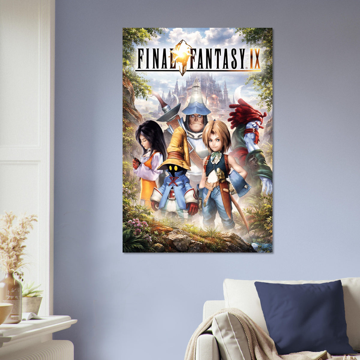 FINAL FANTASY IX POSTER PS1 GAME COVER ART CLASSIC JRPG PARTY PORTRAIT 5