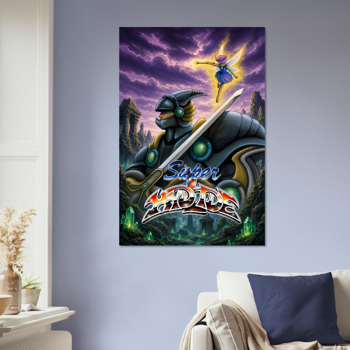 Super Hydlide Poster - Fantasy Action RPG Retro Game Art Wall Art Decor 5