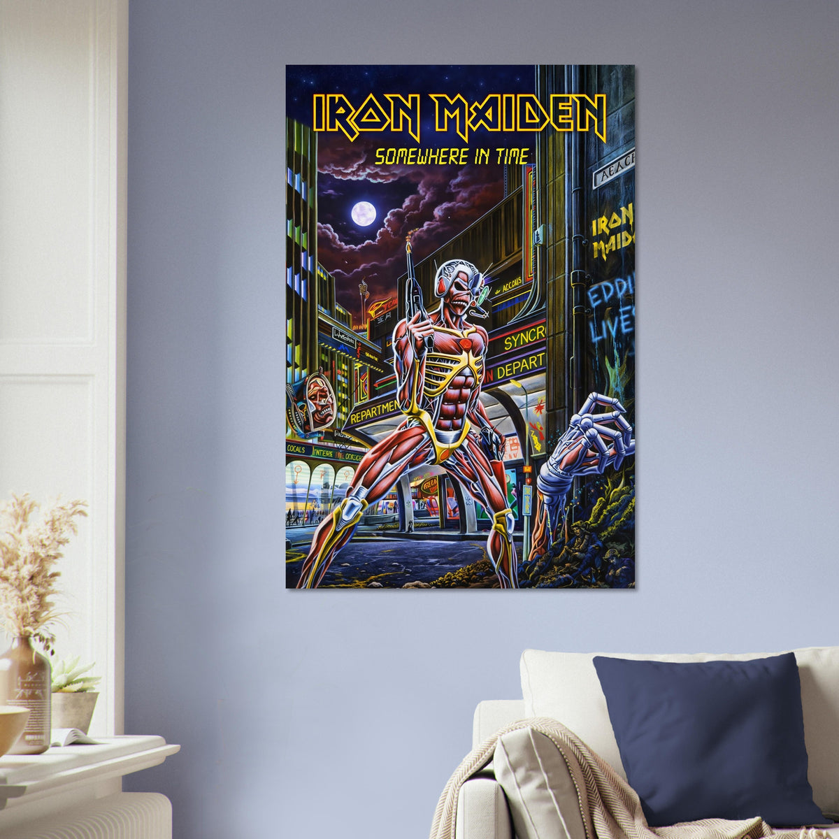 Iron Maiden - Somewhere in Time Album Poster - Heavy Metal Art 5