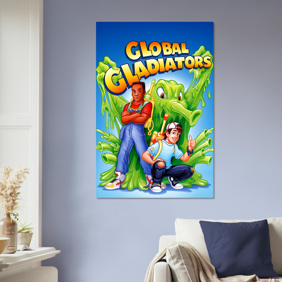 Global Gladiators Poster – Retro Video Game Art Print Wall Art Decor 5