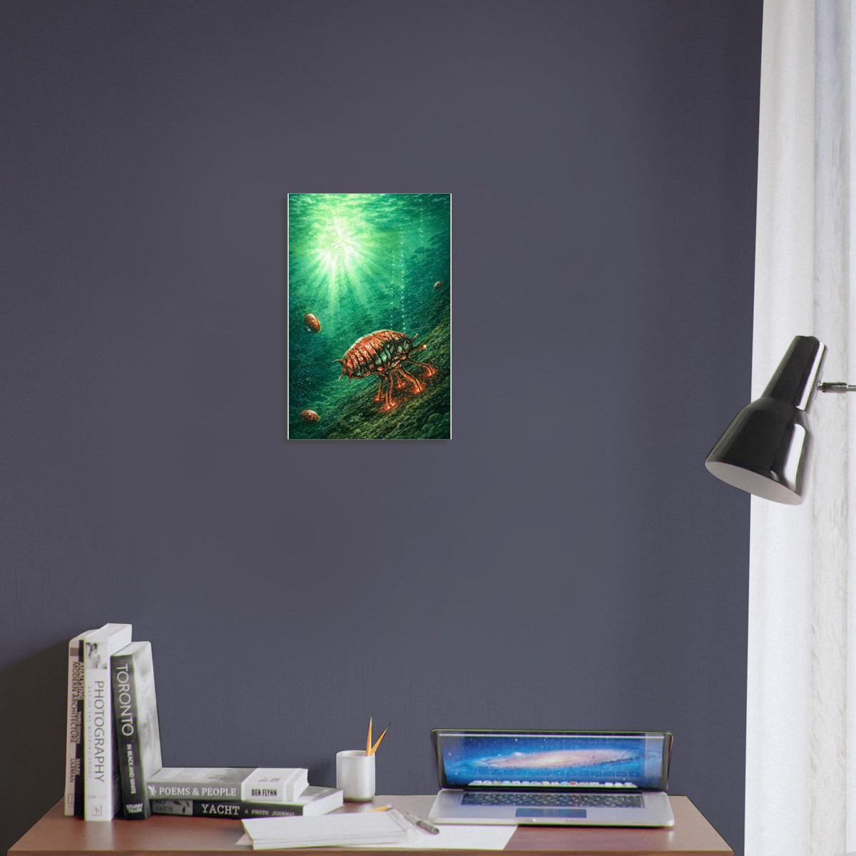 MAGIC THE GATHERING POSTER – MANA DRAIN CARD ART WITH DEEP SEA CREATURE 11