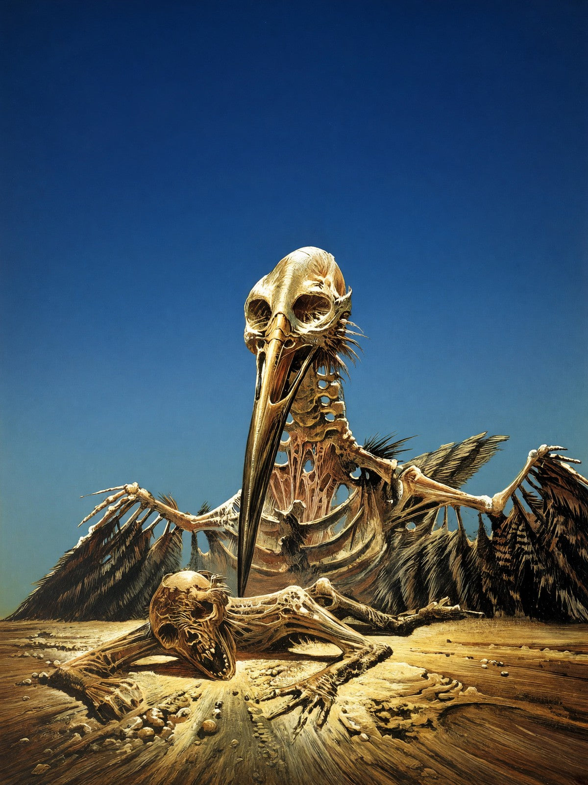 Bruce Pennington A Time of Changes 1975 Poster – Sci-Fi Wall Art Decor