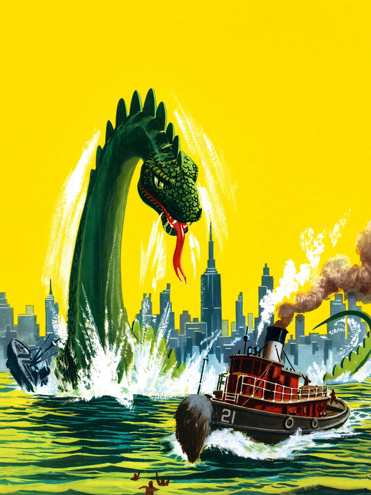 Monster on Stage 4 by Edward Valigursky (1957) Poster Wall Art Decor