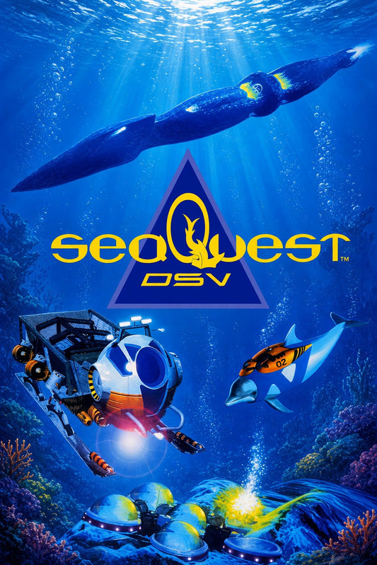 SeaQuest DSV Underwater Exploration Poster – Sci-Fi Adventure Wall Art Decor