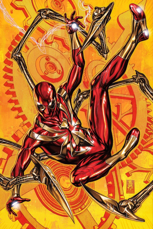 DEADPOOL IRON SPIDER COSTUME NIC KLEIN VARIANT COVER POSTER