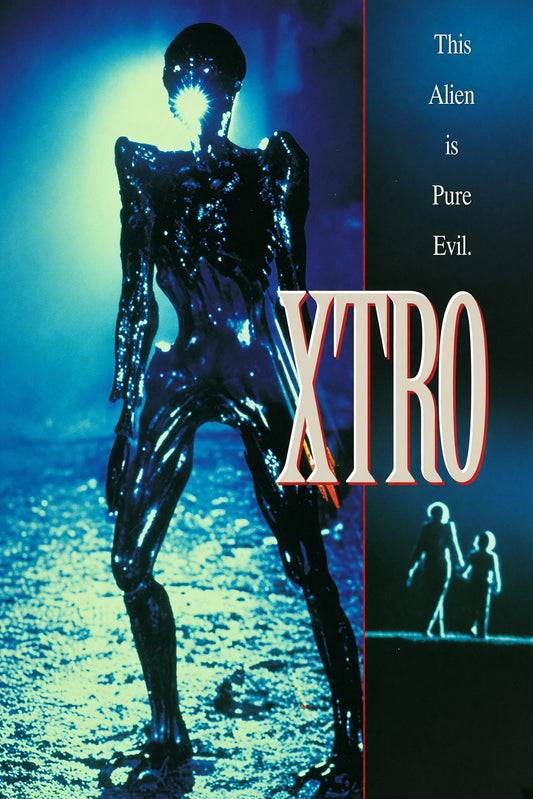 Xtro 1982 Sci-Fi Horror Alien Movie Poster – Pure Evil Wall Art Decor