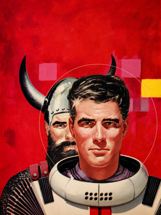Hunters Out of Space by Edward Valigursky 1960 Poster Wall Art Decor