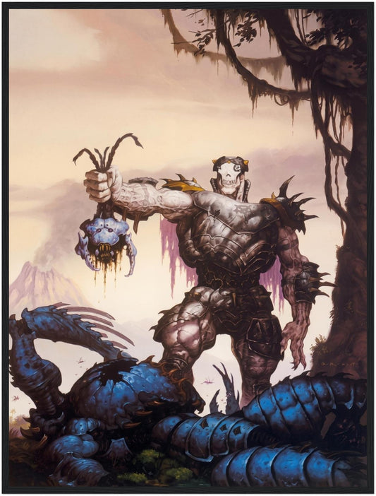 Anti-Monster by Gerald Brom (1994) - Framed Poster 24x32