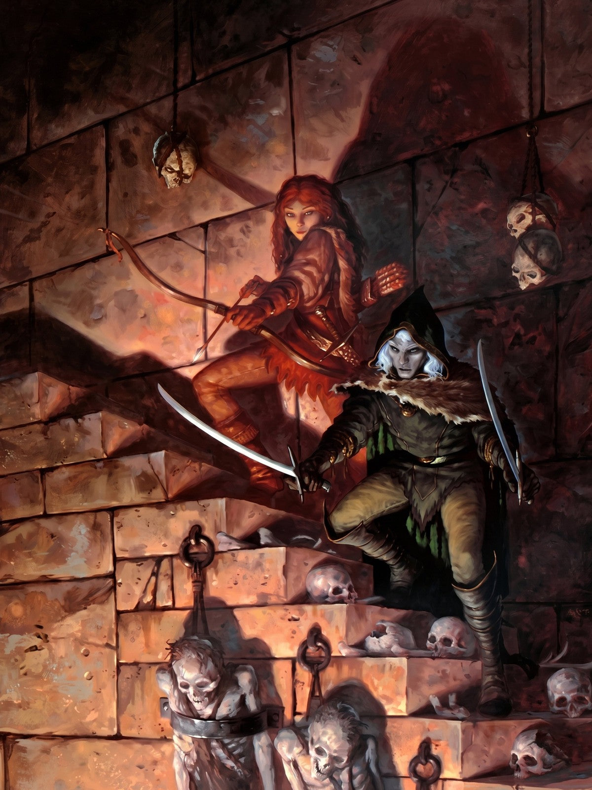 Gerald Brom The Dungeon Fantasy Poster 2001 – Dark Horror Art Wall Art Decor