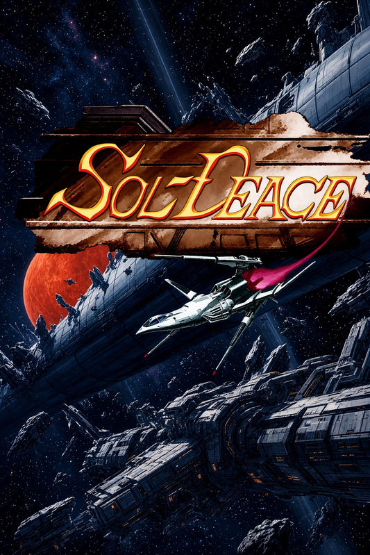 Sol-Deace Poster - Sci-Fi Starship Shooter Retro Game Art Wall Art