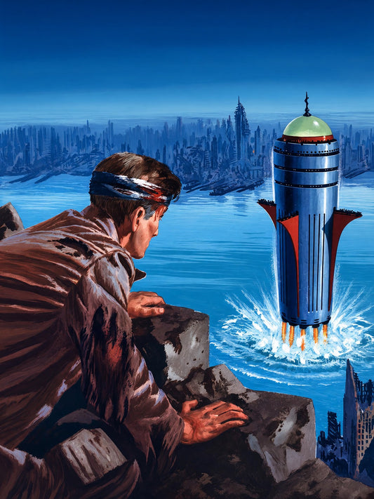 Edward Valigursky 'One Man to Kill' 1955 Sci-Fi Poster Wall Art Decor