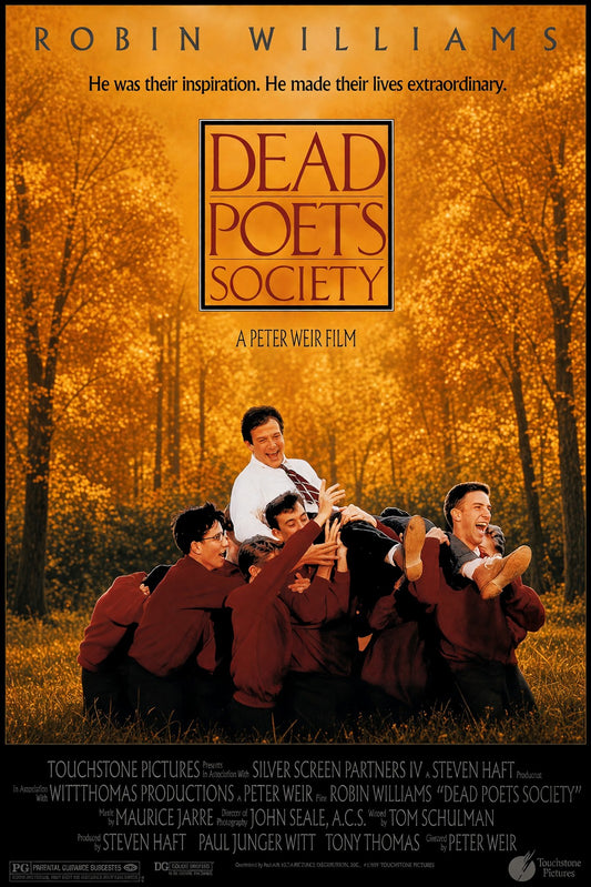 Dead Poets Society (1989) Robin Williams Movie Poster
